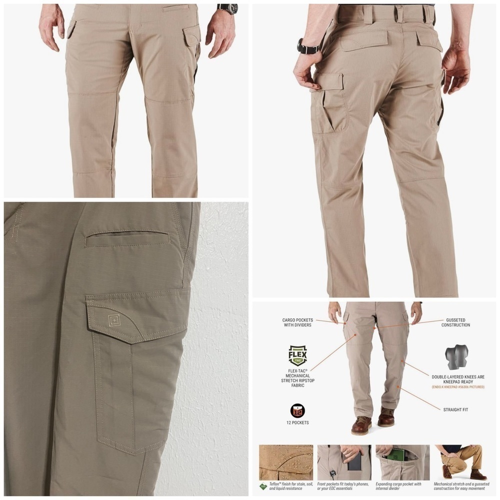 5.11 Tactical Men's Stryke Pants w/Flex-Tac Size 40x30 Mechanical Stretch